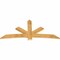 Ekena Millwork Alberta Rough Sawn Timber Gable Bracket, Western Red Cedar, 84"W x 38"H x 2"D x 6"F, 11/12 Pitch GBW084X38X0206ALB00RWR - alternate 5